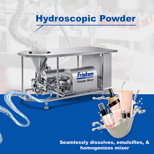 PM Powder Mixer for Mixing of Hygroscopic Powder with water
