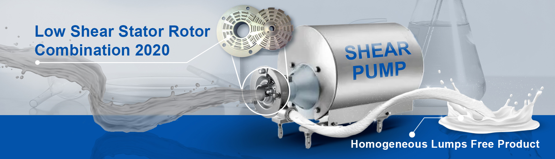 Boosting Homogenous & Lumps Free Shear-Sensitive Product using Fristam High Shear Pump (FSP) and Low Shear Stator-Rotor Combination 2020