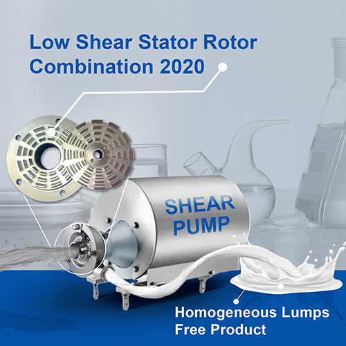 Boosting Homogenous & Lumps Free Shear-Sensitive Product using Fristam High Shear Pump (FSP) and Low Shear Stator-Rotor Combination 2020